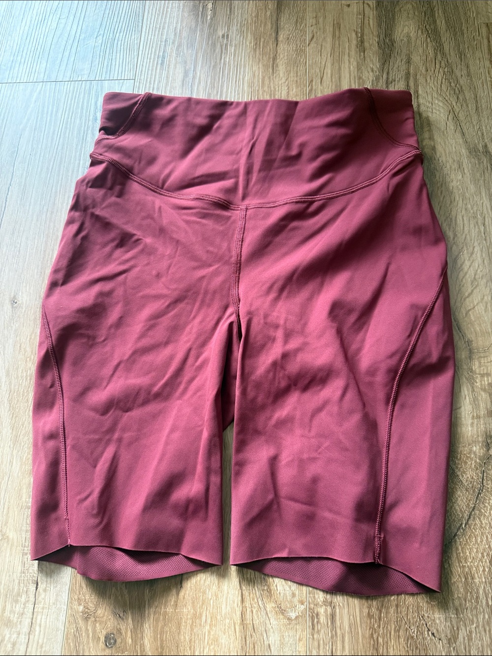 lululemon athletica High-Rise Bike Shorts in Deep Wine